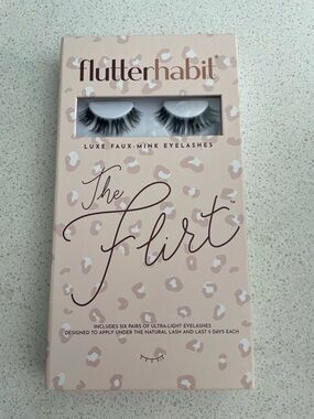 flutterhabit The Flirt Luxe Faux-Mink Eyelashes - Pink